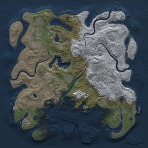 Thumbnail Rust Map: Procedural Map, Size: 4250, Seed: 579836924, 16 Monuments