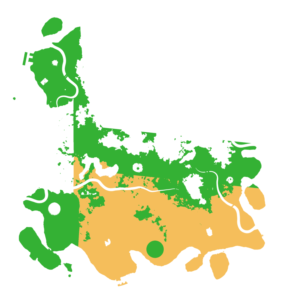 Biome Rust Map: Procedural Map, Size: 4500, Seed: 1507412357