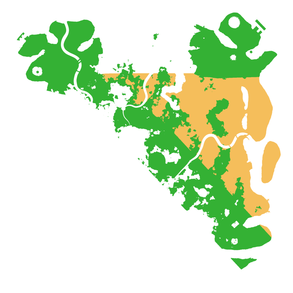 Biome Rust Map: Procedural Map, Size: 4500, Seed: 1800254143