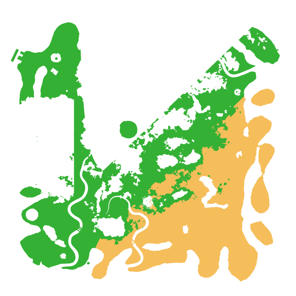 Biome Rust Map: Procedural Map, Size: 4500, Seed: 410026701