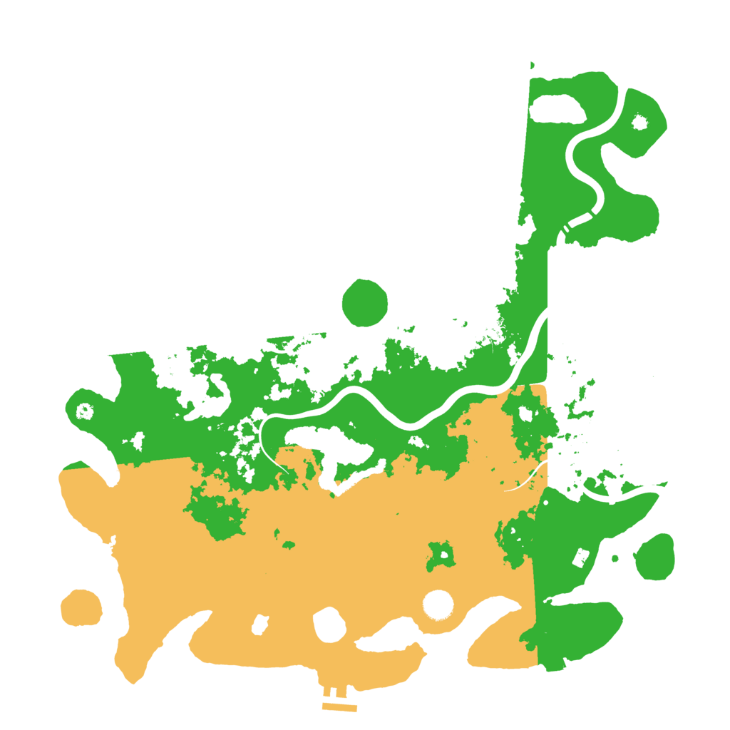 Biome Rust Map: Procedural Map, Size: 4250, Seed: 1338105505