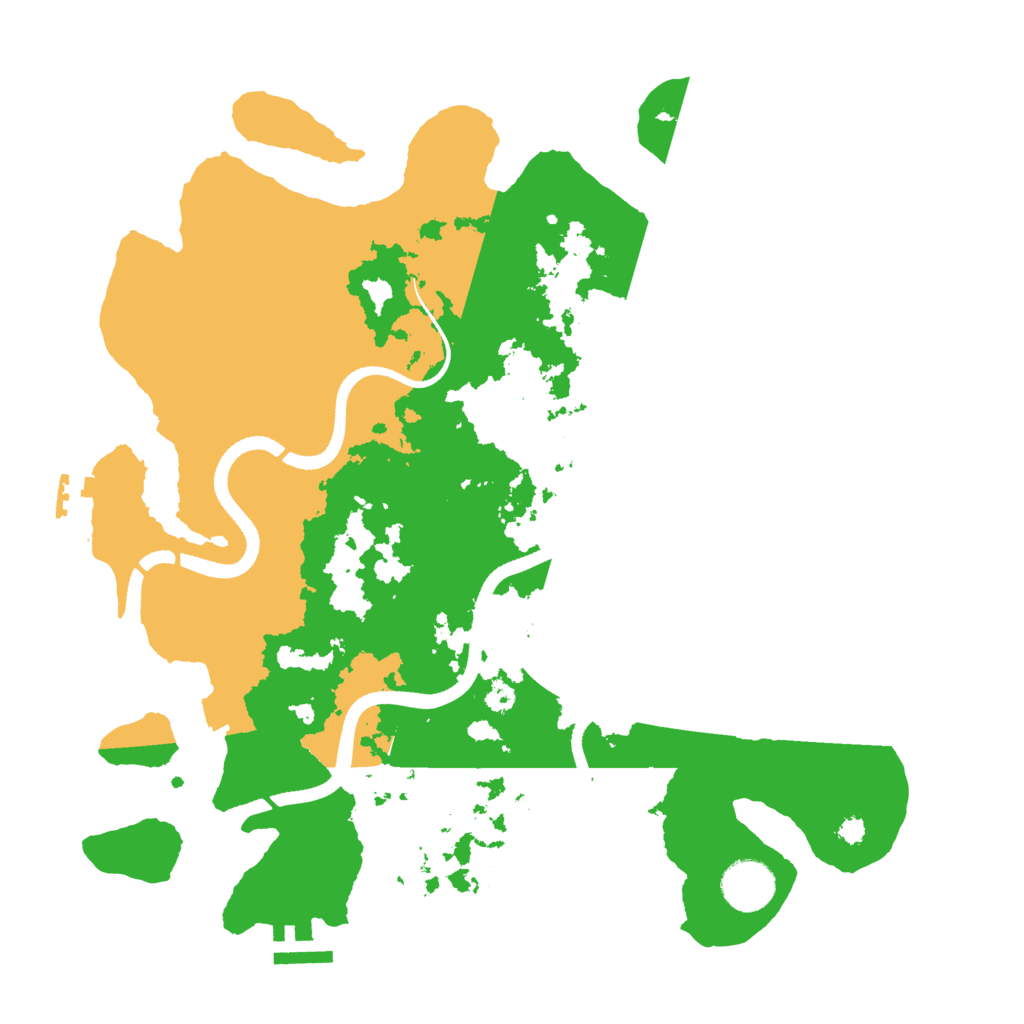 Biome Rust Map: Procedural Map, Size: 3500, Seed: 562310350