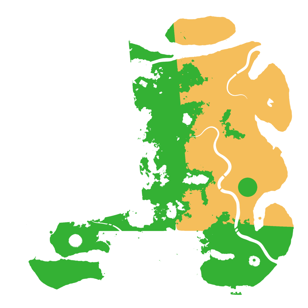 Biome Rust Map: Procedural Map, Size: 4250, Seed: 1441133105