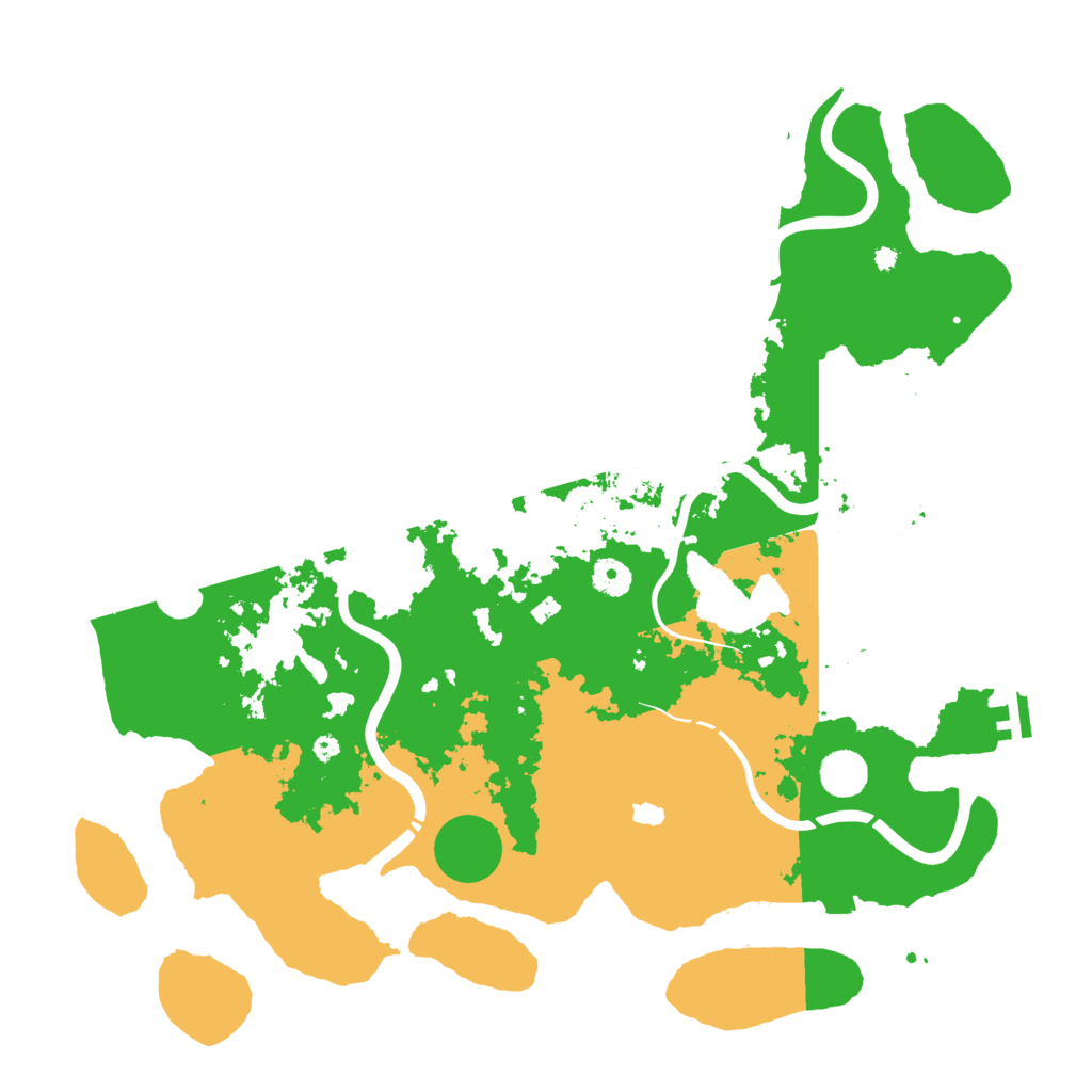 Biome Rust Map: Procedural Map, Size: 4250, Seed: 14241