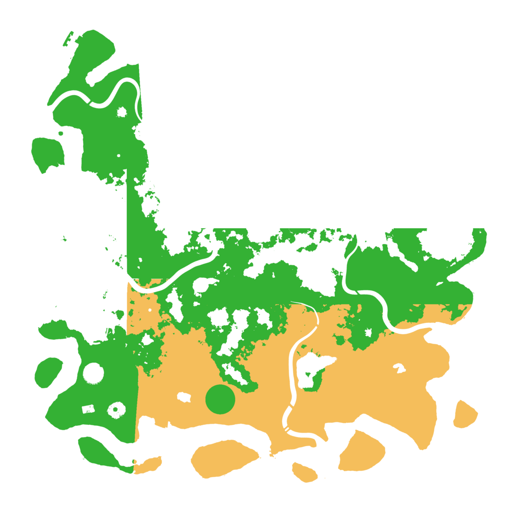 Biome Rust Map: Procedural Map, Size: 4500, Seed: 1582212853
