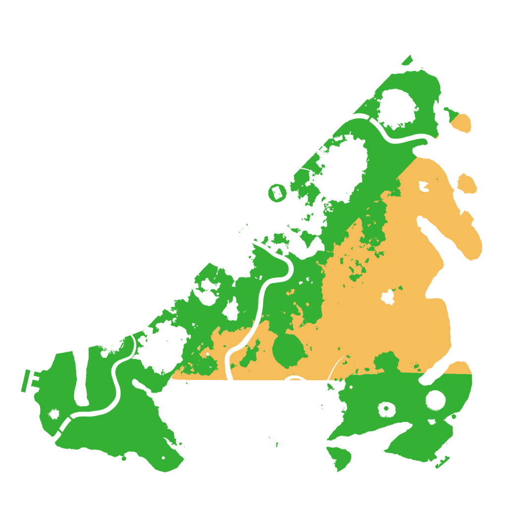 Biome Rust Map: Procedural Map, Size: 4500, Seed: 1745485354