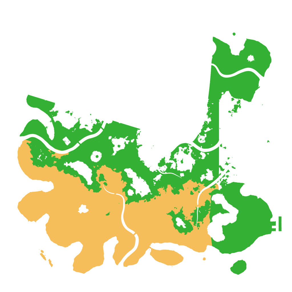 Biome Rust Map: Procedural Map, Size: 4000, Seed: 2300