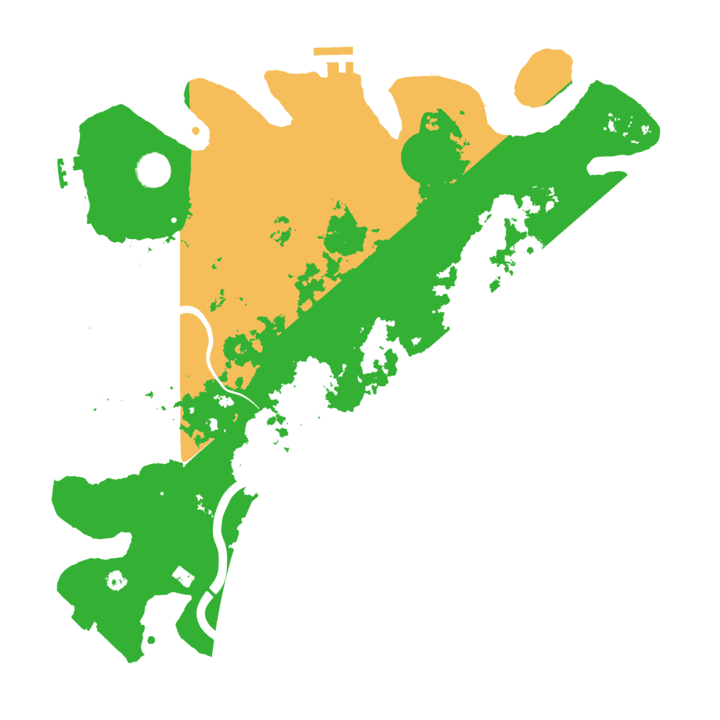 Biome Rust Map: Procedural Map, Size: 3700, Seed: 602894948