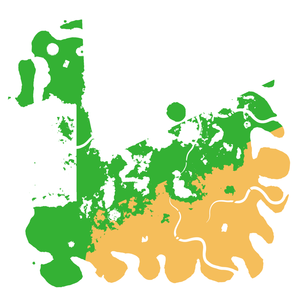 Biome Rust Map: Procedural Map, Size: 4500, Seed: 466810922