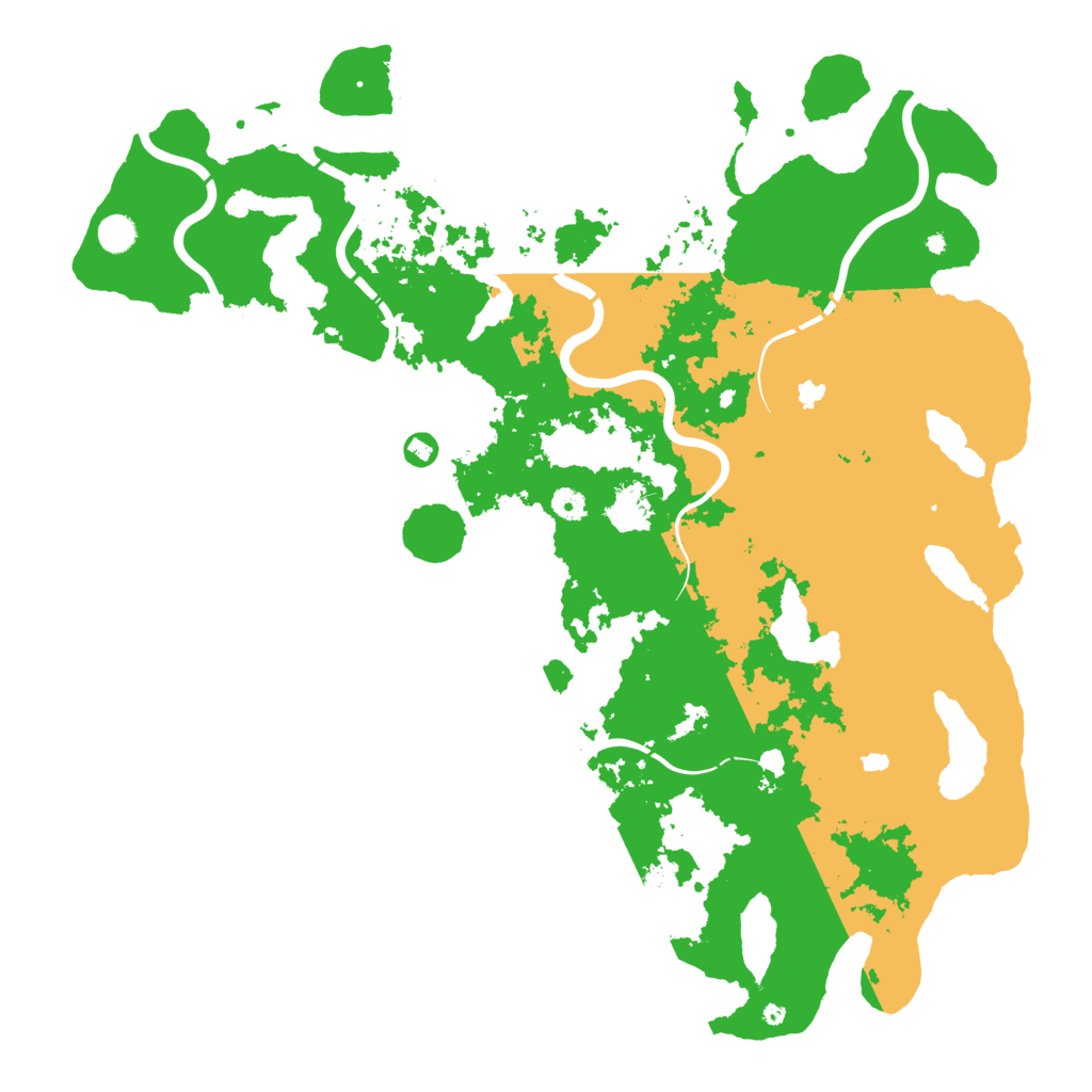 Biome Rust Map: Procedural Map, Size: 5000, Seed: 46450824