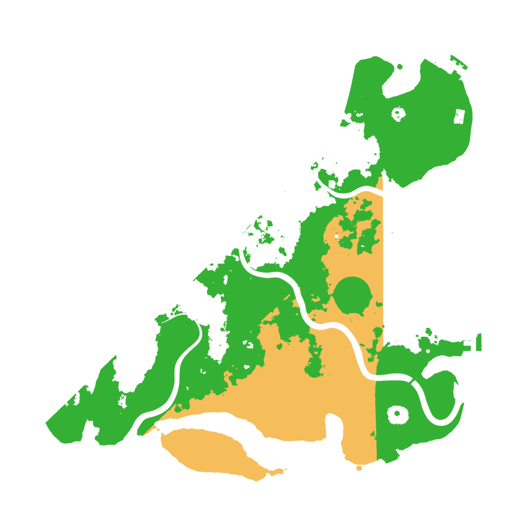 Biome Rust Map: Procedural Map, Size: 3750, Seed: 6991