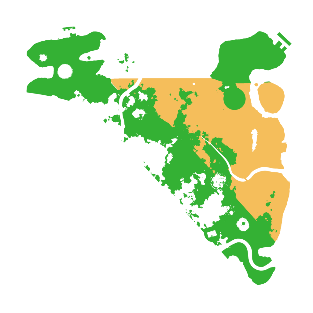Biome Rust Map: Procedural Map, Size: 3750, Seed: 9512