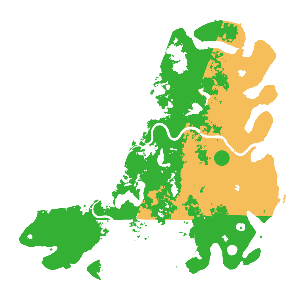 Biome Rust Map: Procedural Map, Size: 5000, Seed: 453212489