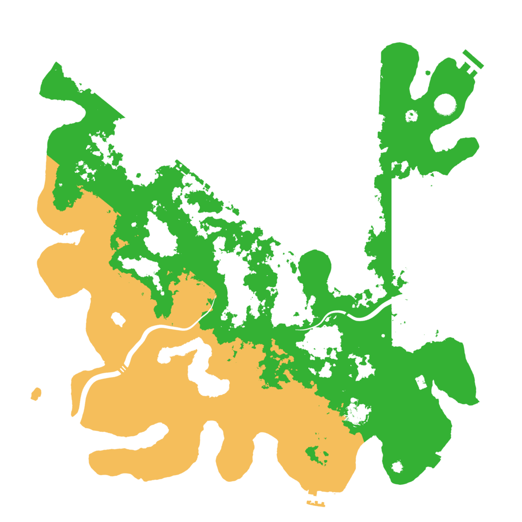 Biome Rust Map: Procedural Map, Size: 4250, Seed: 279625273