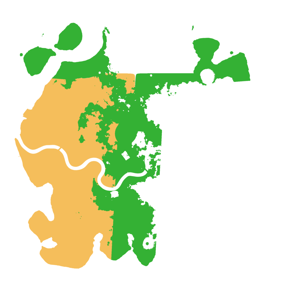 Biome Rust Map: Procedural Map, Size: 3750, Seed: 2034151