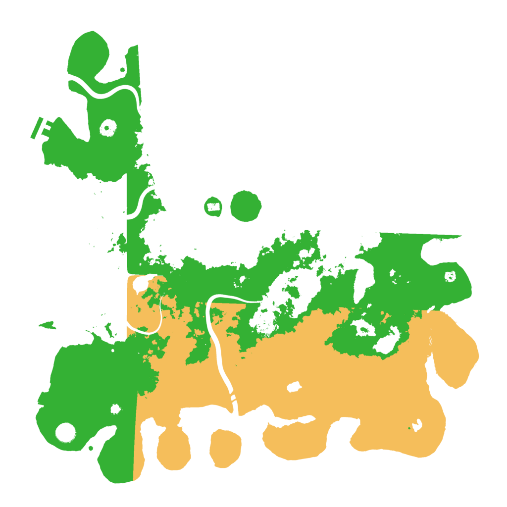 Biome Rust Map: Procedural Map, Size: 4500, Seed: 543698757