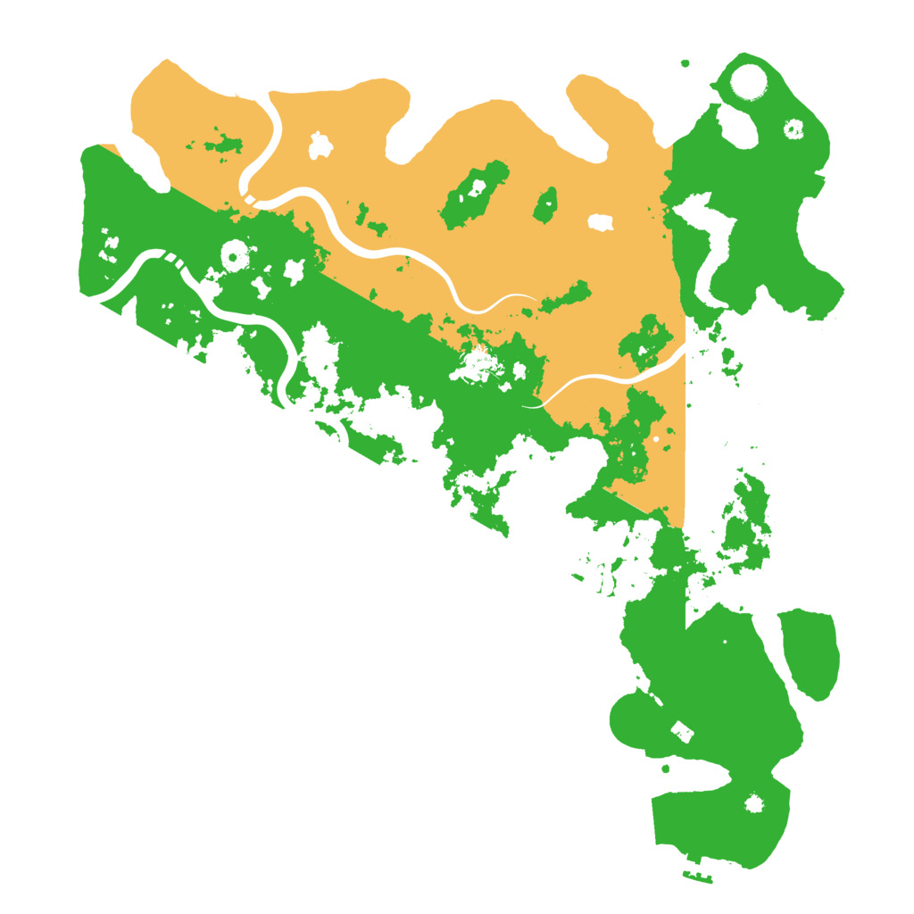 Biome Rust Map: Procedural Map, Size: 4500, Seed: 553188250