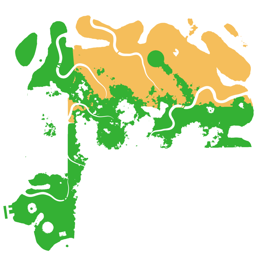 Biome Rust Map: Procedural Map, Size: 4250, Seed: 527861023