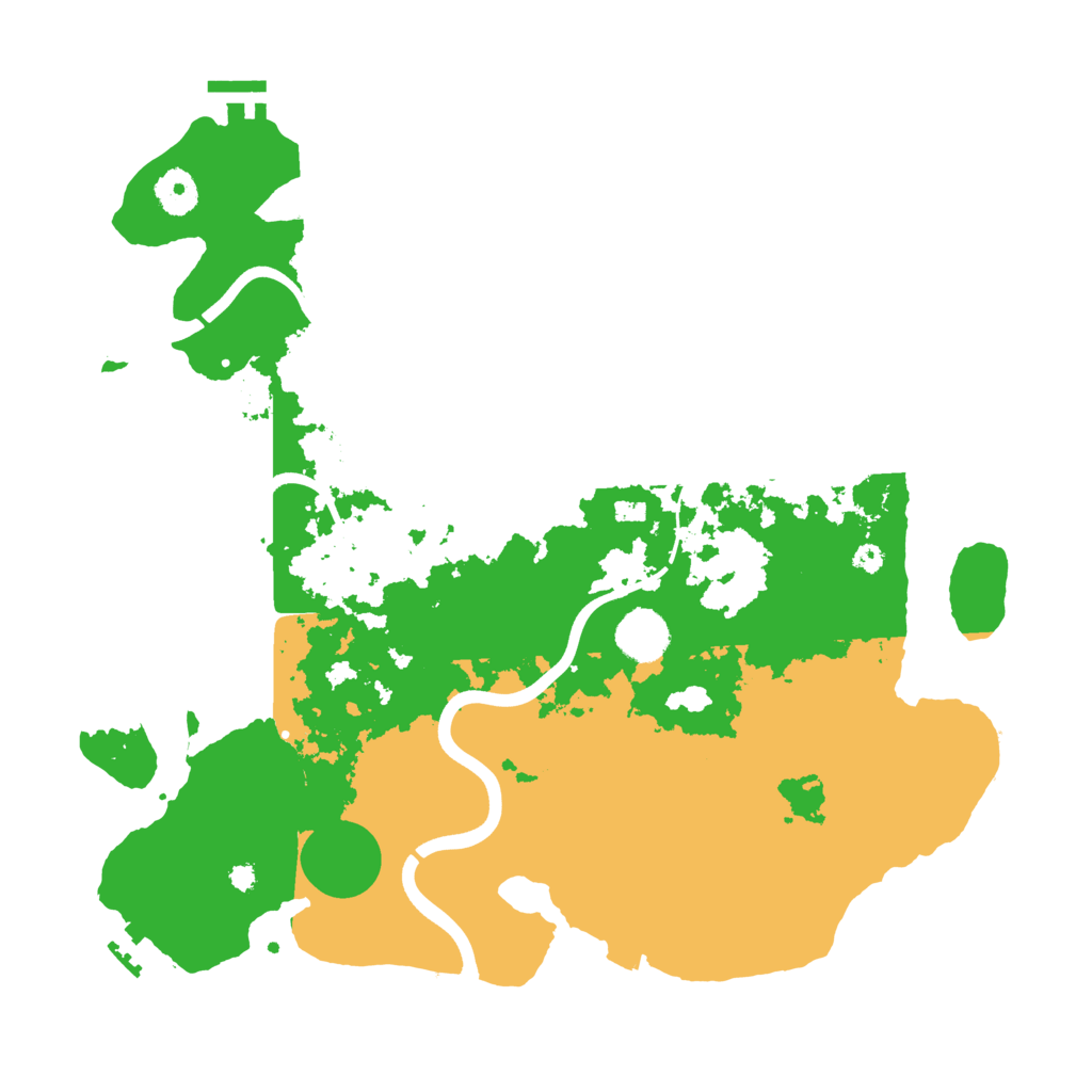 Biome Rust Map: Procedural Map, Size: 3750, Seed: 345521199