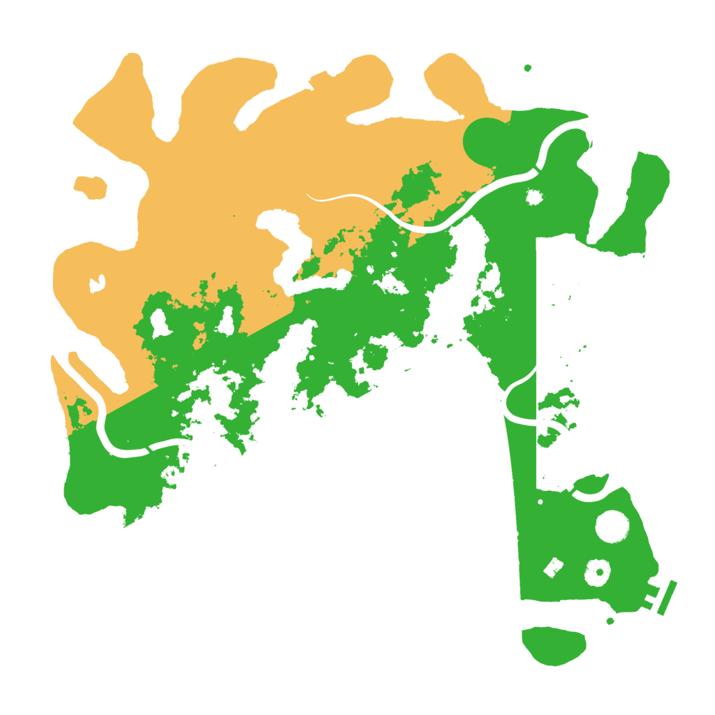 Biome Rust Map: Procedural Map, Size: 4000, Seed: 798356