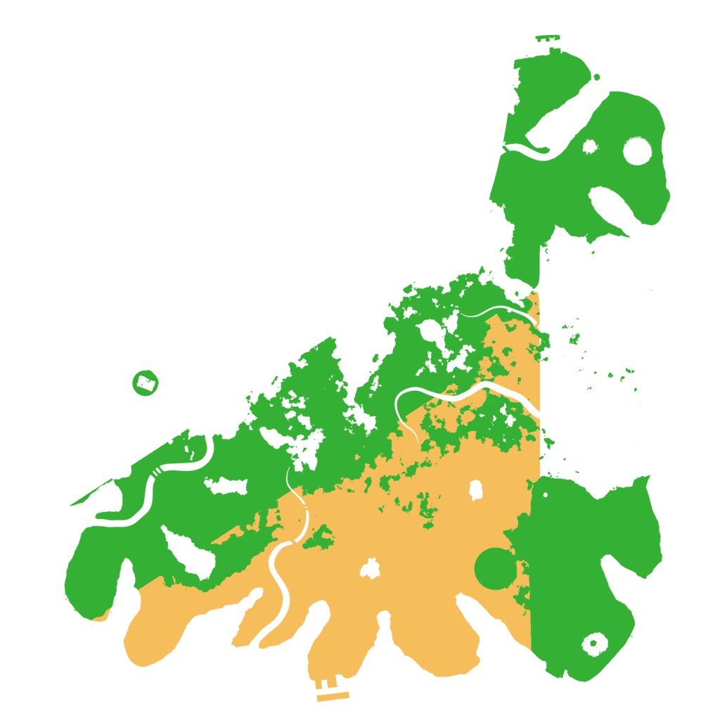 Biome Rust Map: Procedural Map, Size: 4500, Seed: 20936776