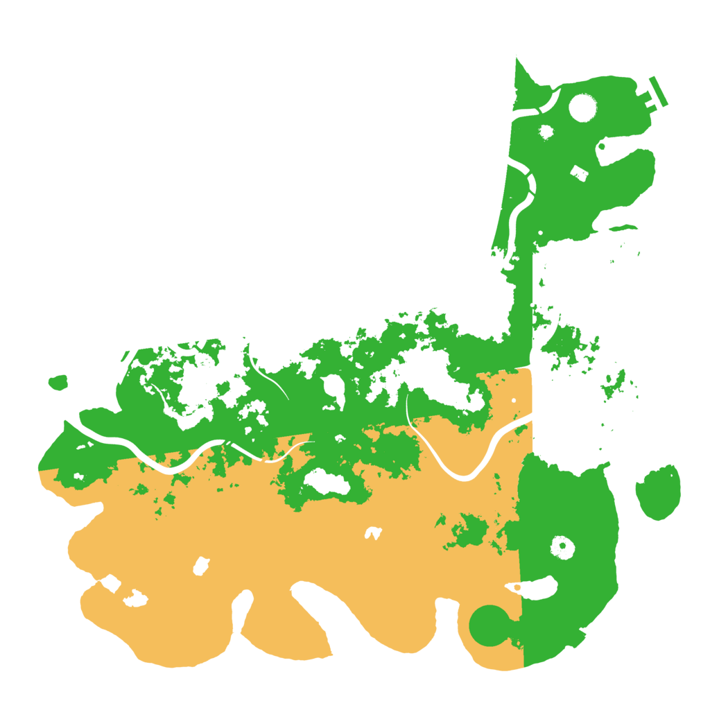 Biome Rust Map: Procedural Map, Size: 4500, Seed: 269156755