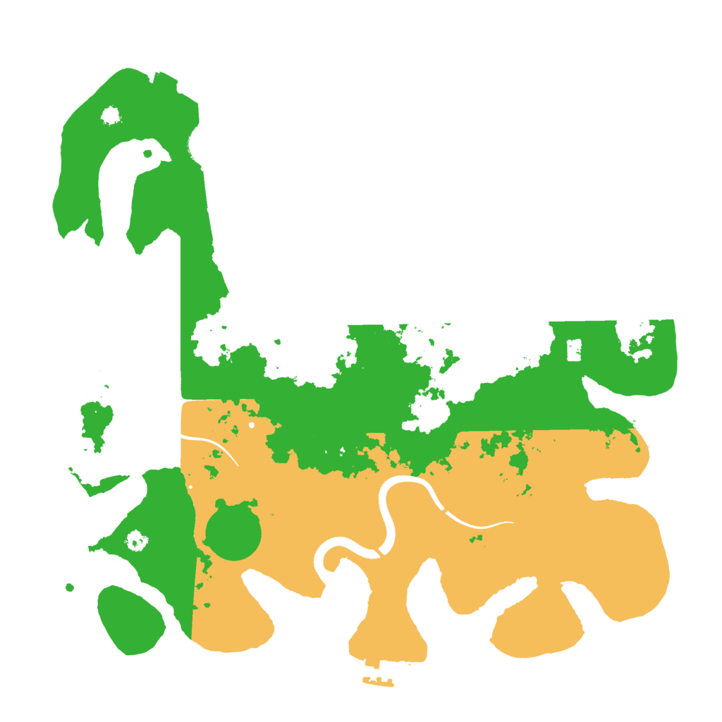 Biome Rust Map: Procedural Map, Size: 3500, Seed: 769467267