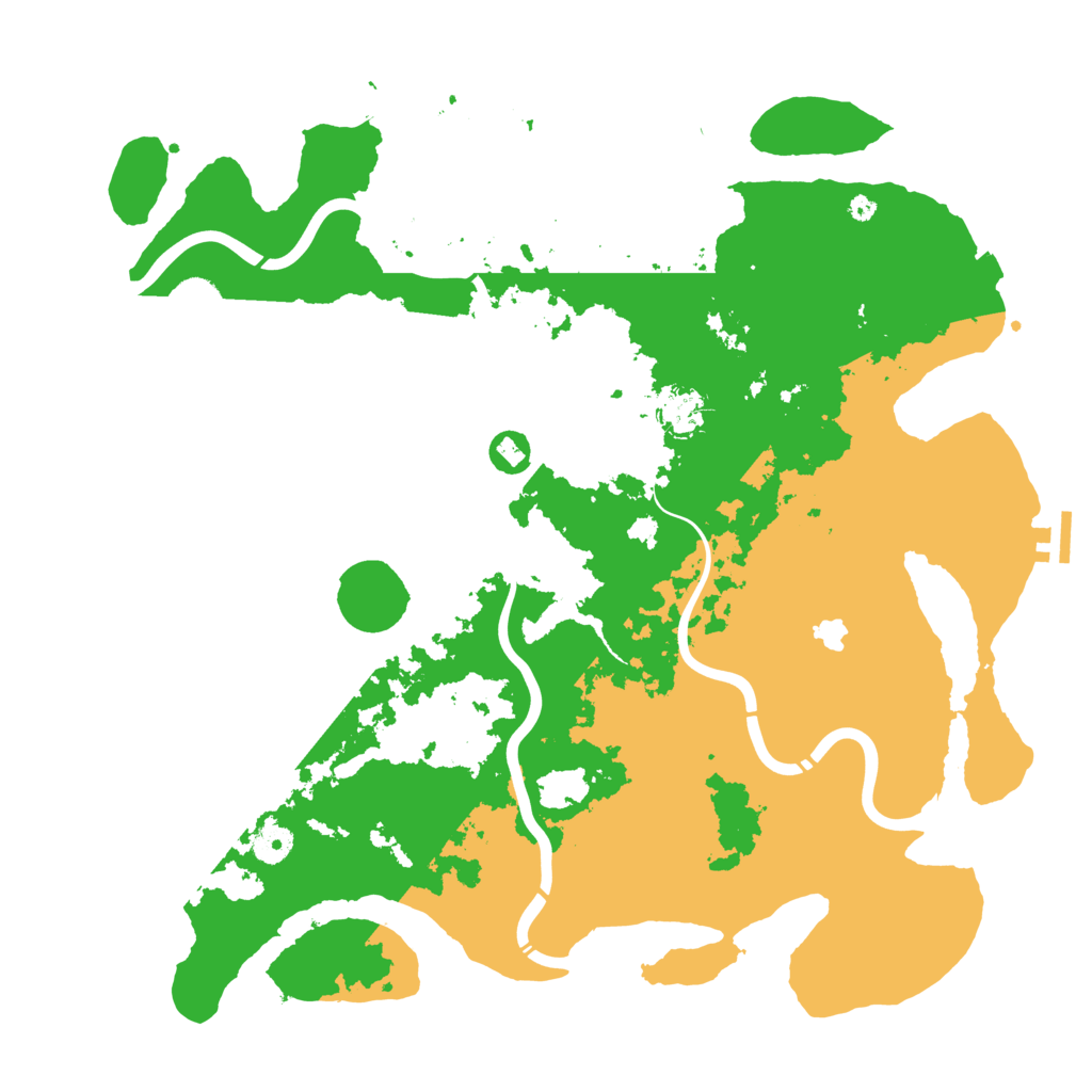 Biome Rust Map: Procedural Map, Size: 4250, Seed: 1073236221