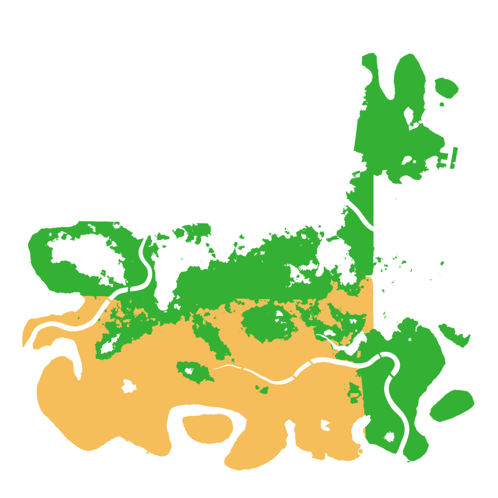 Biome Rust Map: Procedural Map, Size: 4500, Seed: 69308476