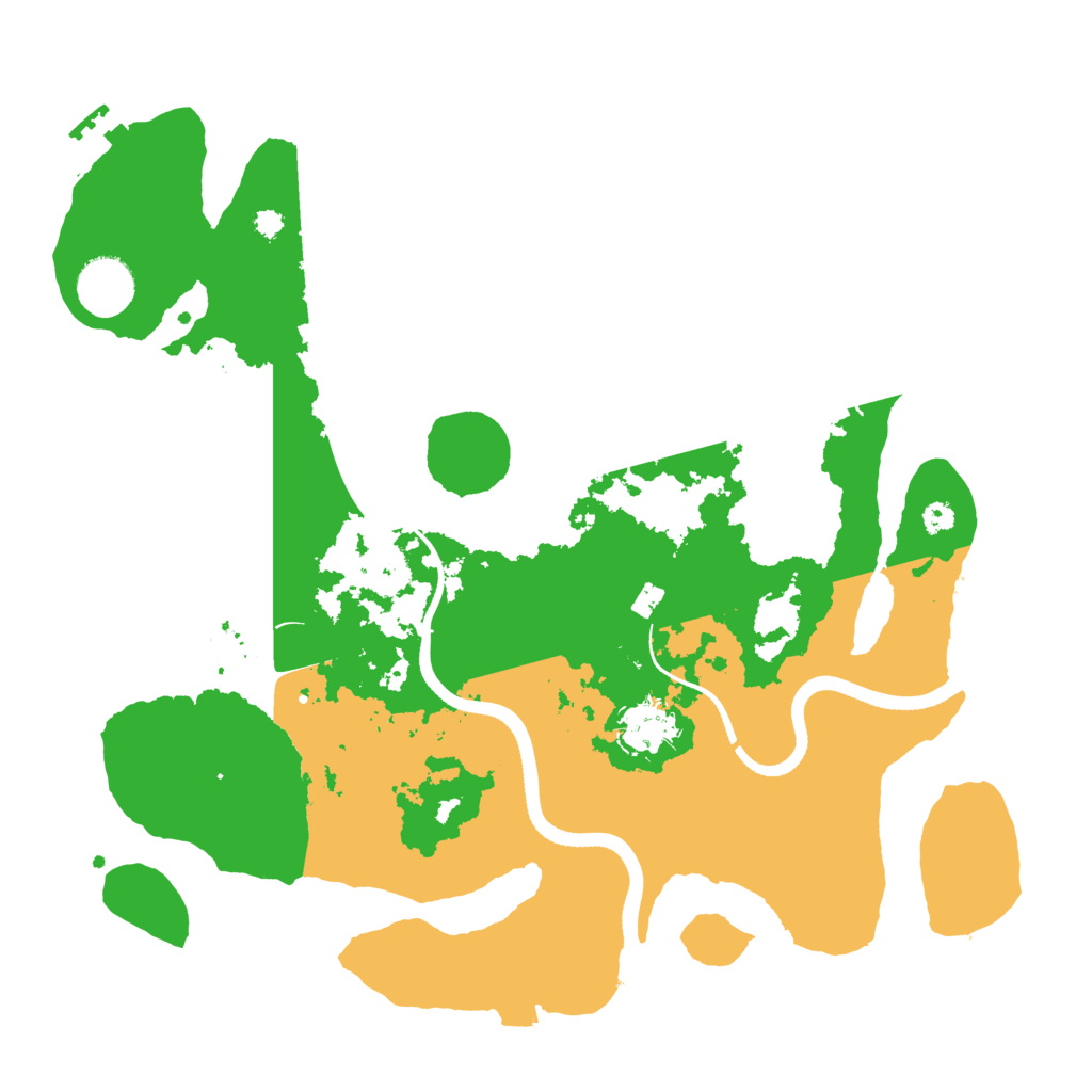 Biome Rust Map: Procedural Map, Size: 3500, Seed: 317336750