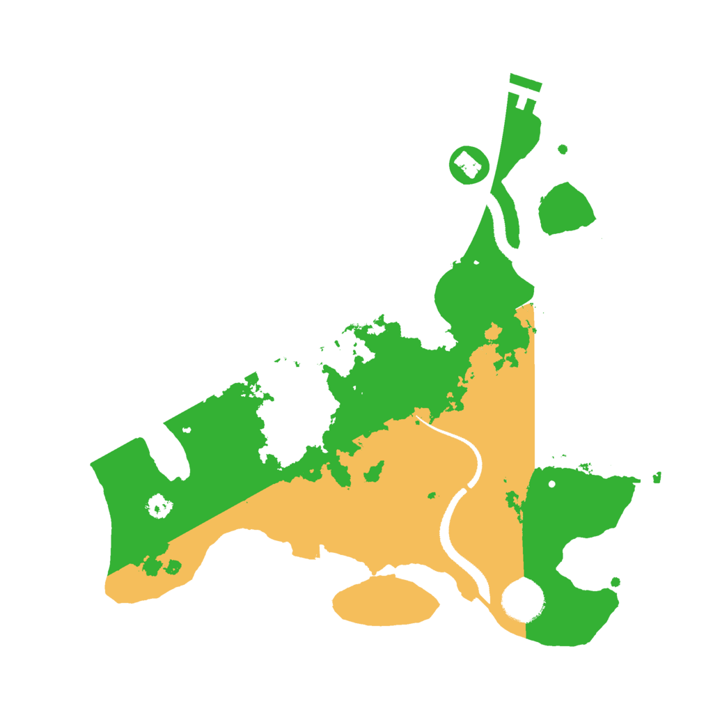 Biome Rust Map: Procedural Map, Size: 3000, Seed: 1804044539