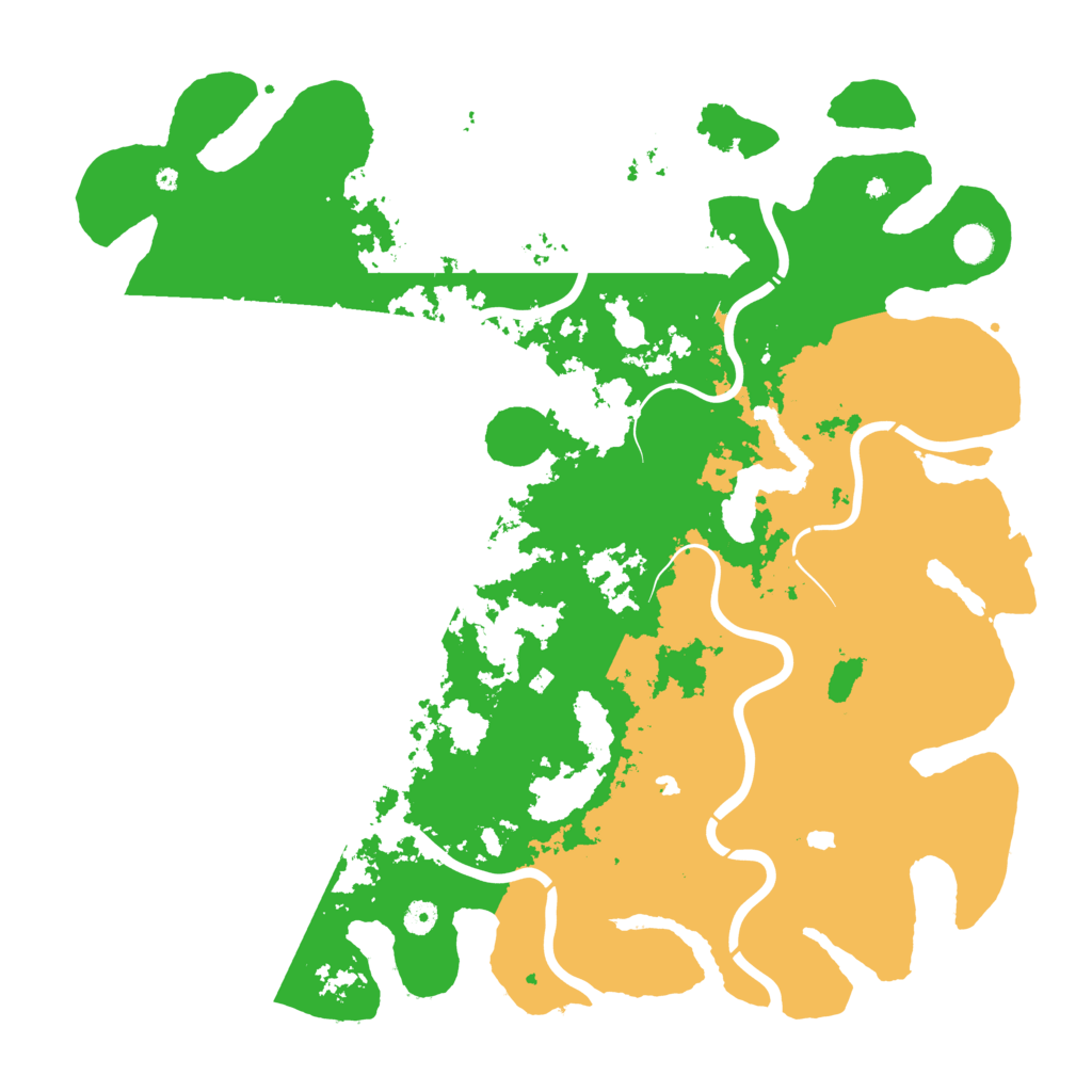 Biome Rust Map: Procedural Map, Size: 4850, Seed: 844995391