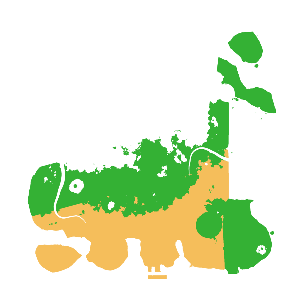 Biome Rust Map: Procedural Map, Size: 3250, Seed: 624812926