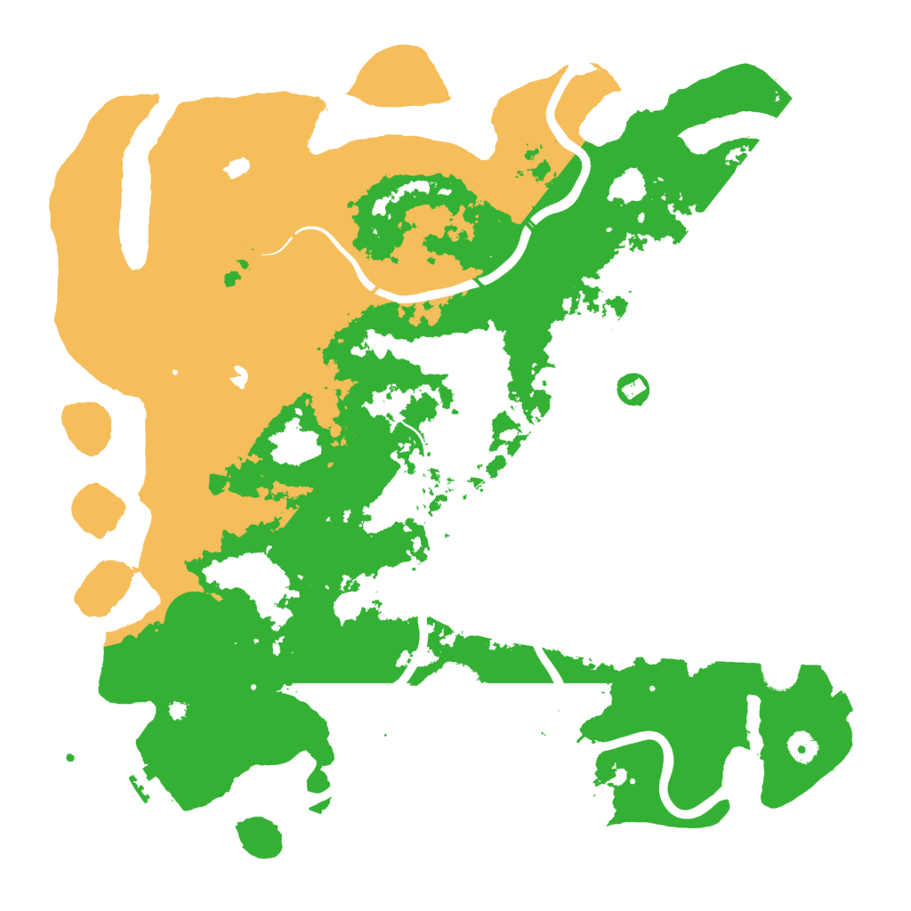Biome Rust Map: Procedural Map, Size: 4500, Seed: 742131010