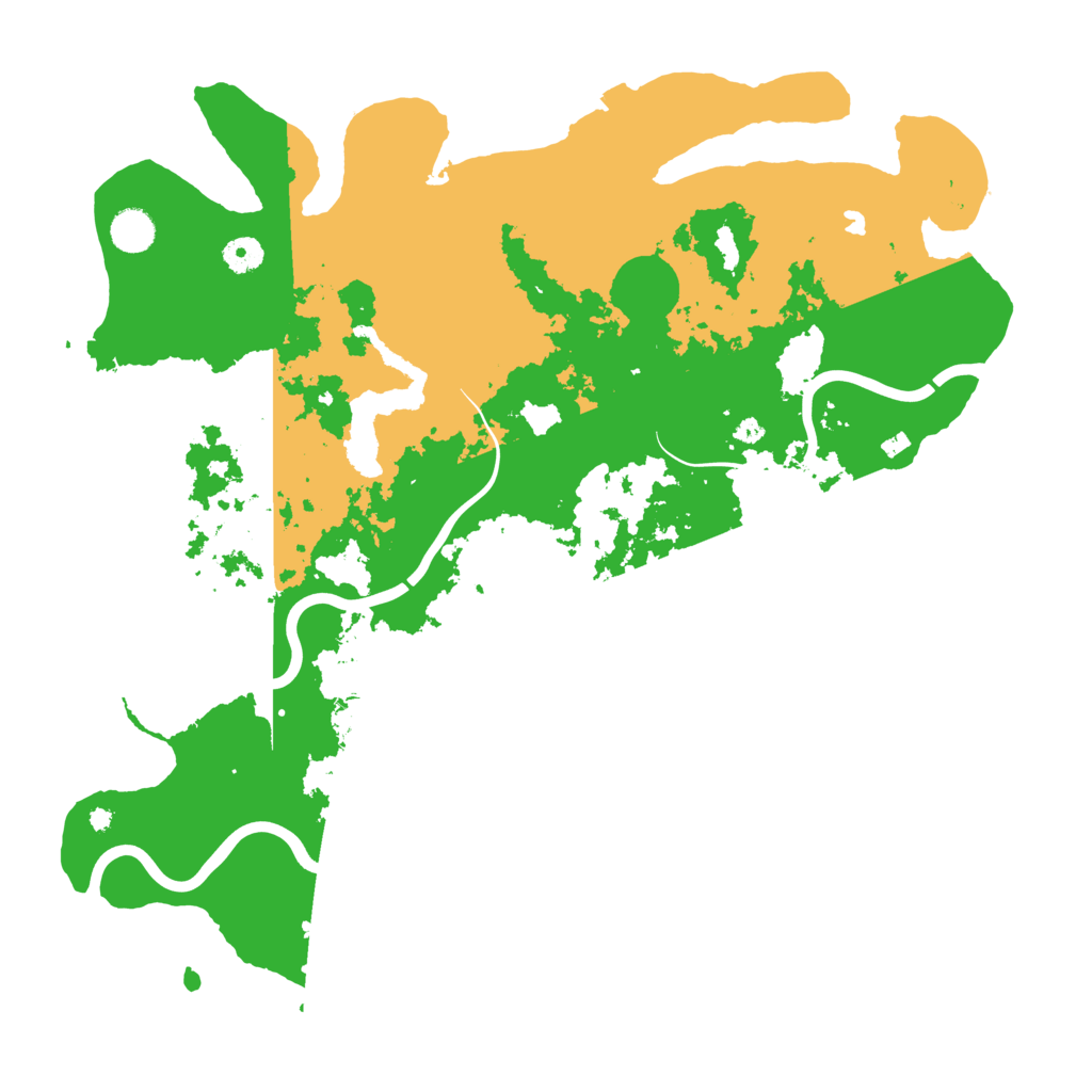 Biome Rust Map: Procedural Map, Size: 4350, Seed: 4092025