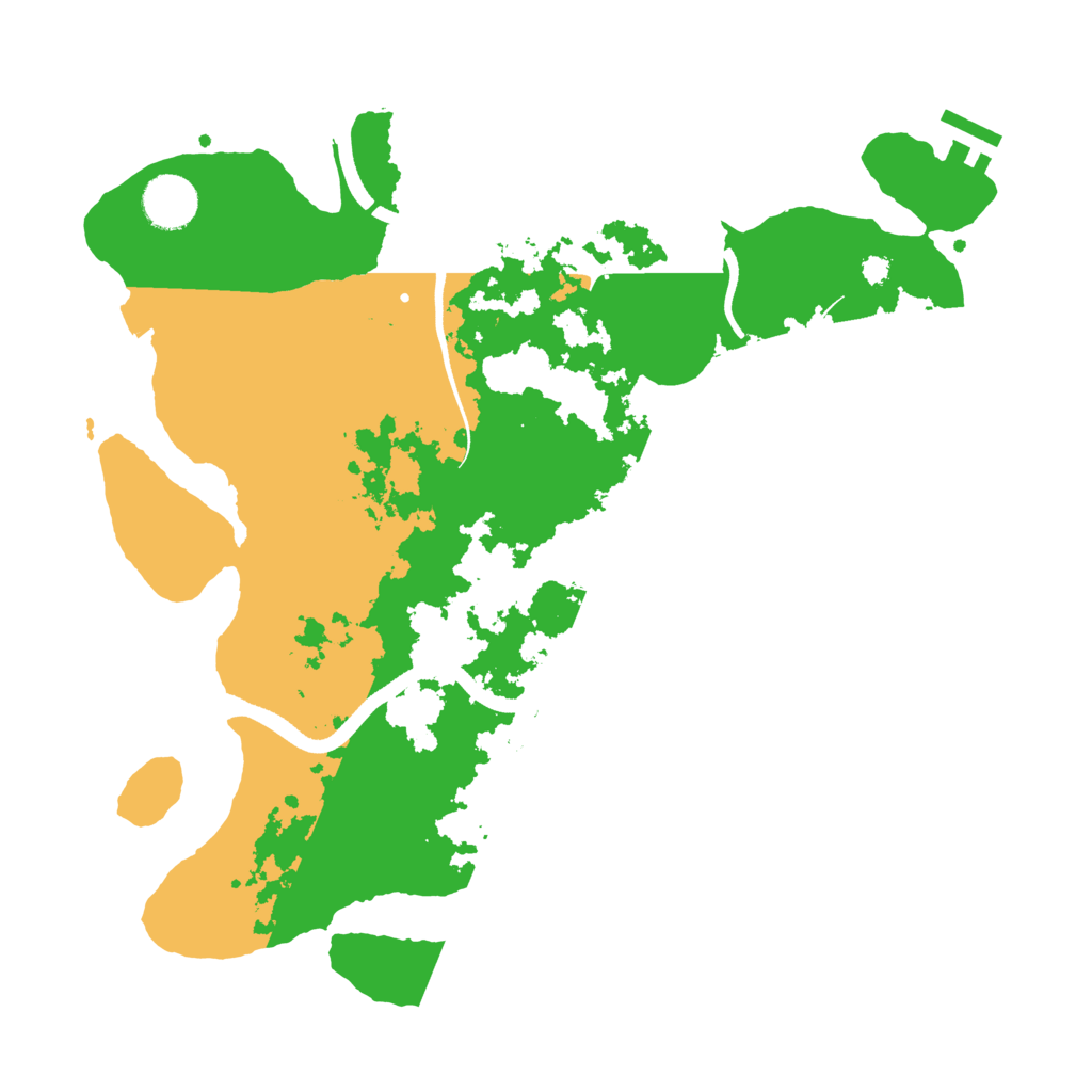 Biome Rust Map: Procedural Map, Size: 3500, Seed: 1615724177