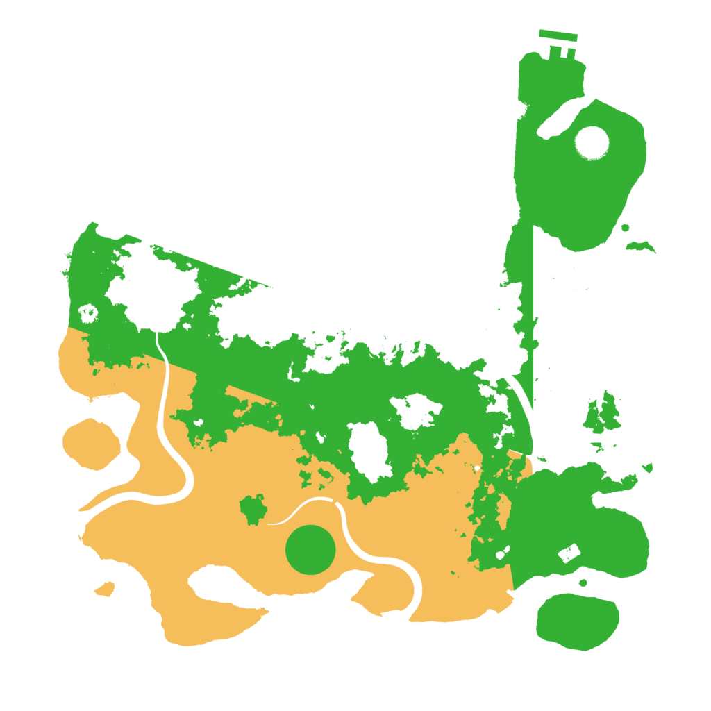 Biome Rust Map: Procedural Map, Size: 3750, Seed: 425025251