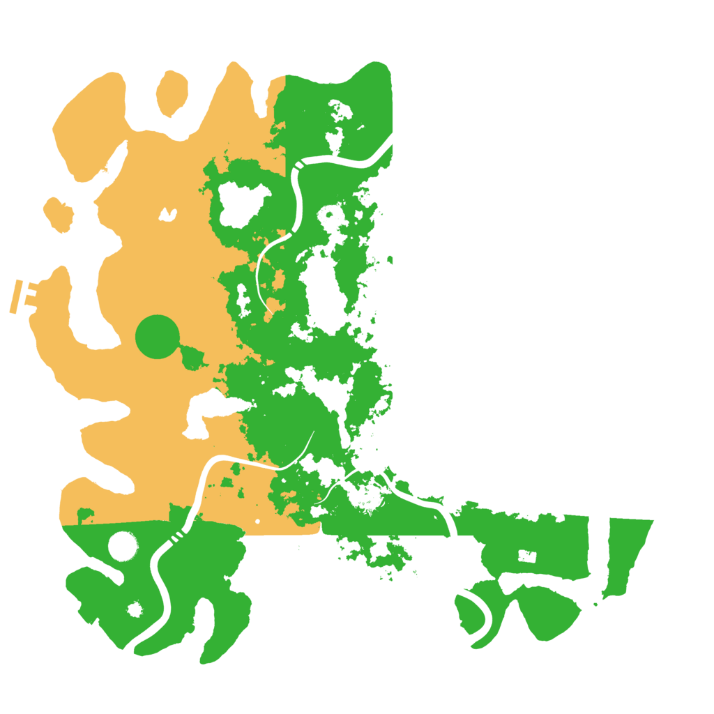 Biome Rust Map: Procedural Map, Size: 4250, Seed: 513372753