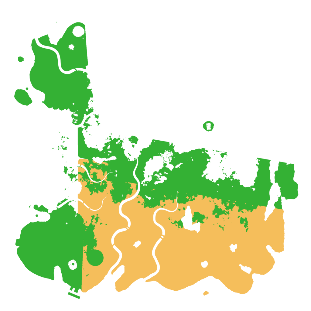 Biome Rust Map: Procedural Map, Size: 5000, Seed: 2087878621