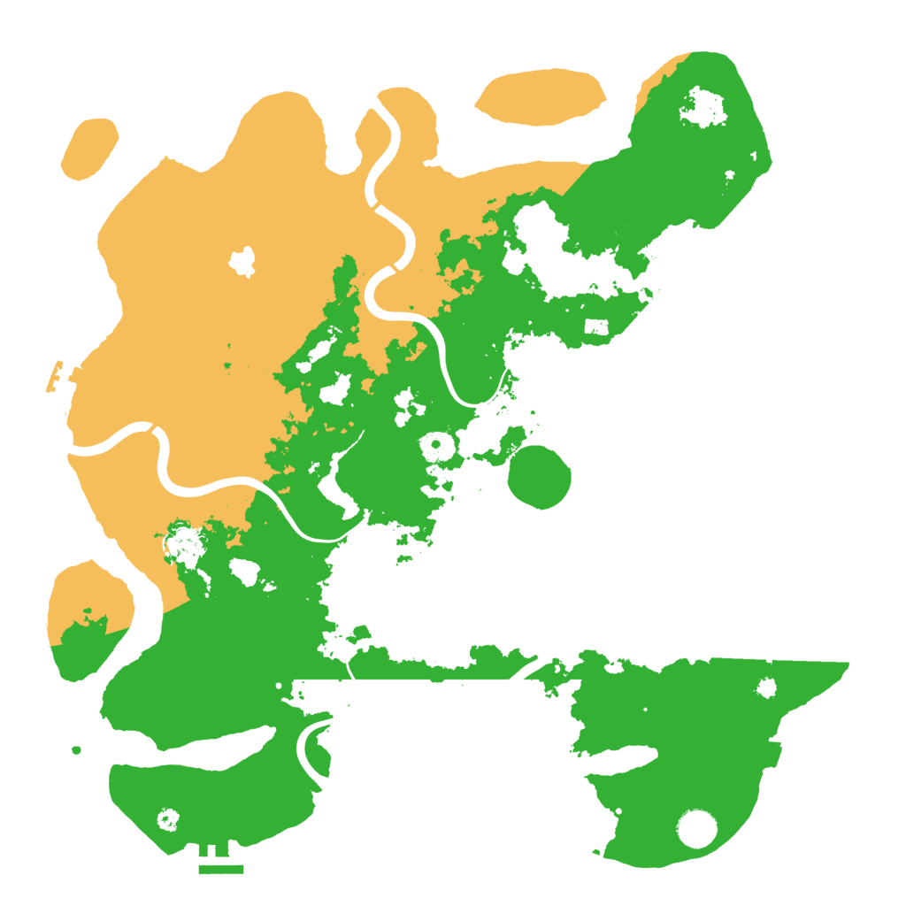 Biome Rust Map: Procedural Map, Size: 4096, Seed: 1576258117