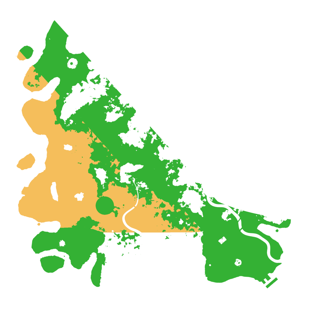Biome Rust Map: Procedural Map, Size: 4500, Seed: 669760803