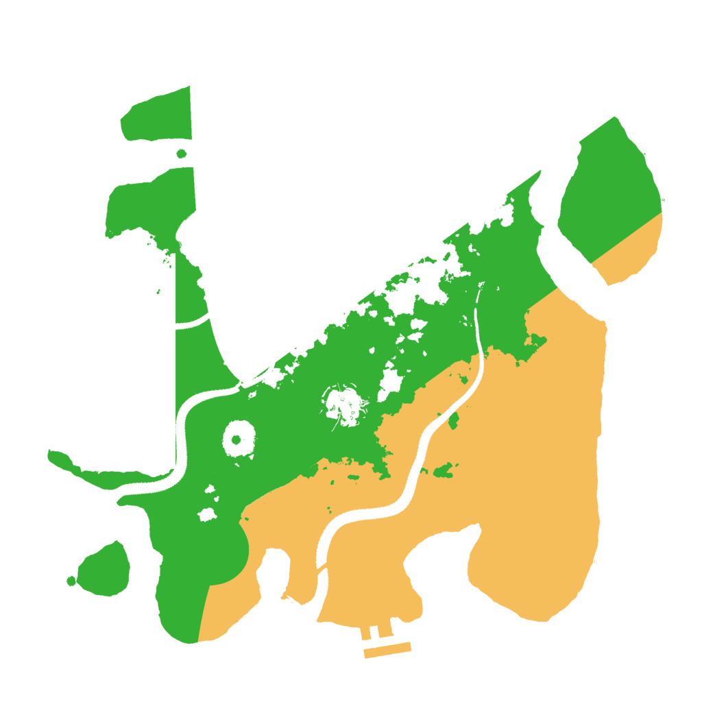 Biome Rust Map: Procedural Map, Size: 3000, Seed: 2125212028