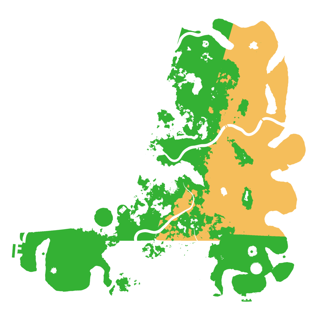 Biome Rust Map: Procedural Map, Size: 4800, Seed: 42833