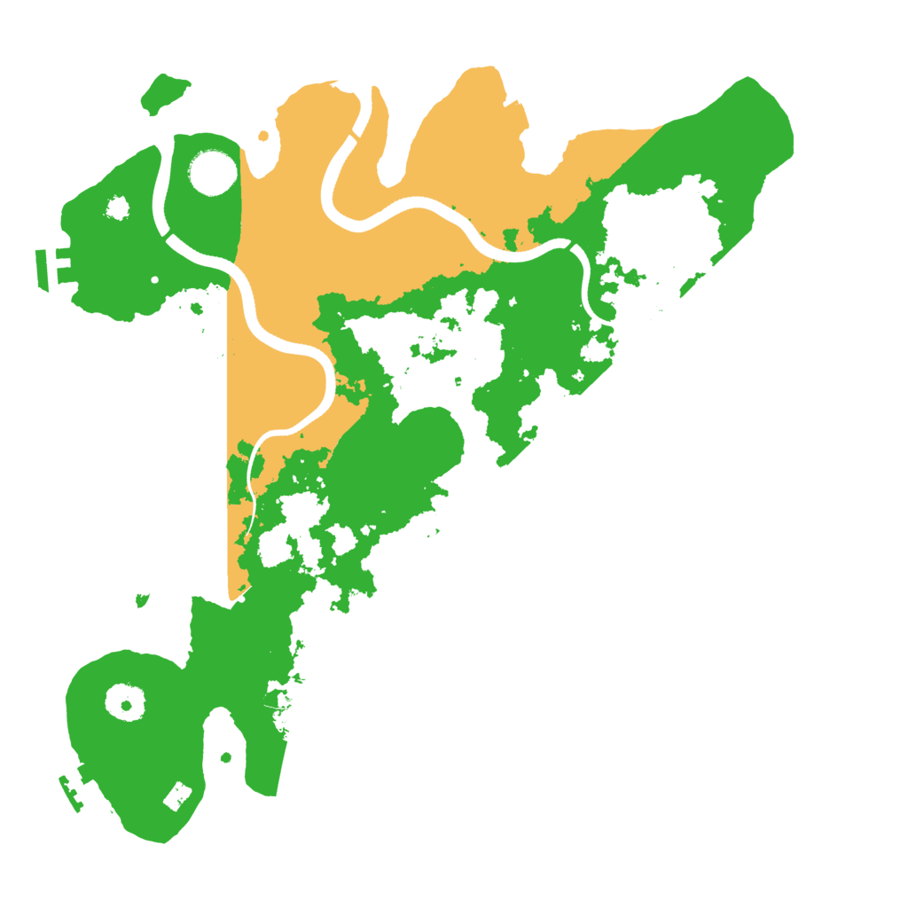 Biome Rust Map: Procedural Map, Size: 3500, Seed: 861692449