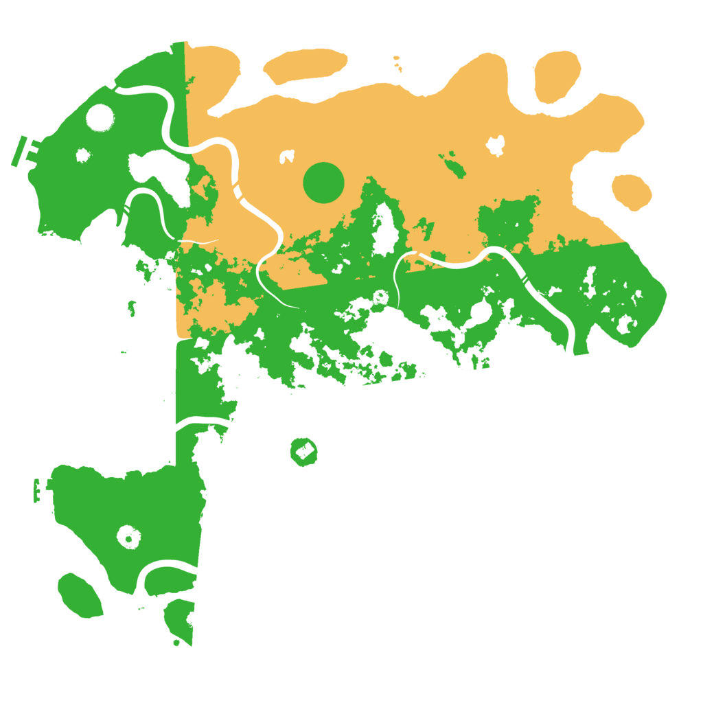 Biome Rust Map: Procedural Map, Size: 4500, Seed: 164733686