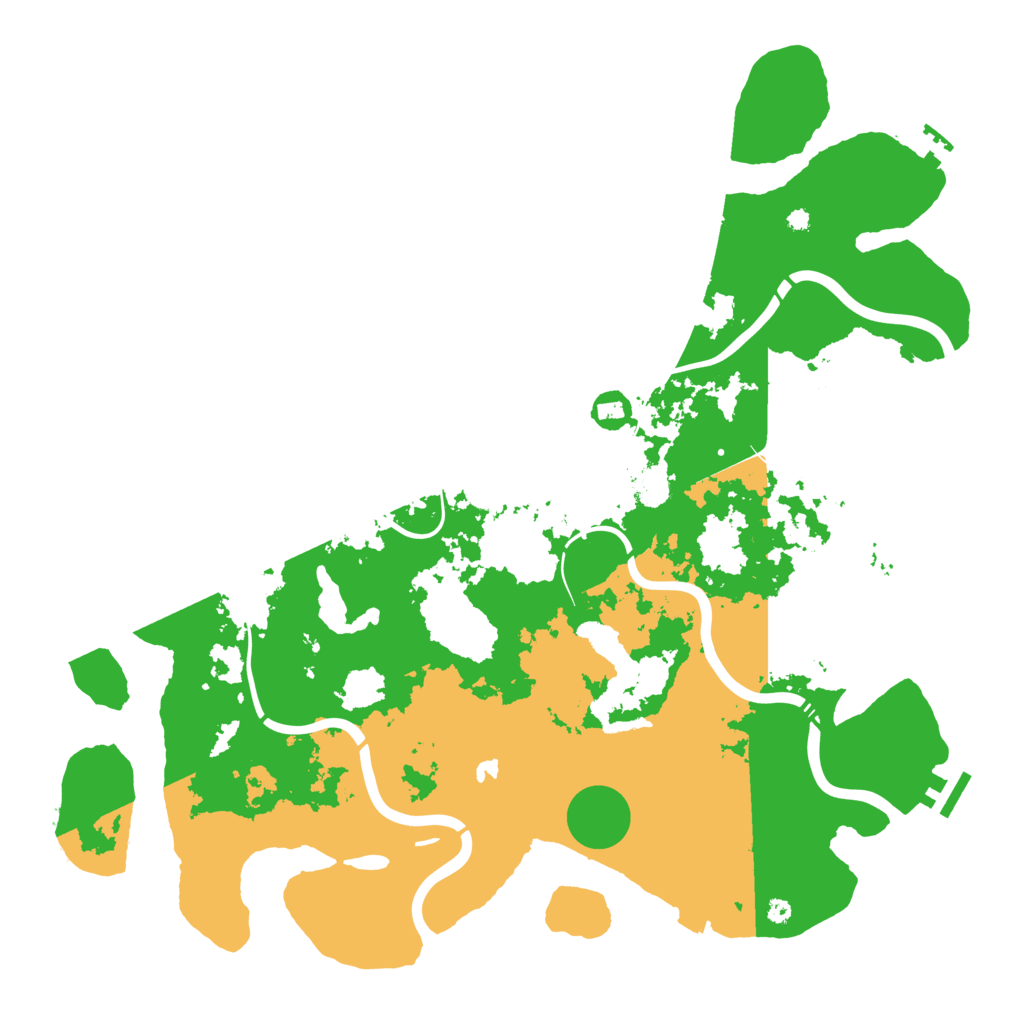 Biome Rust Map: Procedural Map, Size: 4250, Seed: 182291
