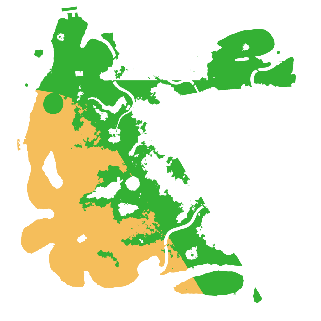 Biome Rust Map: Procedural Map, Size: 4250, Seed: 184983162