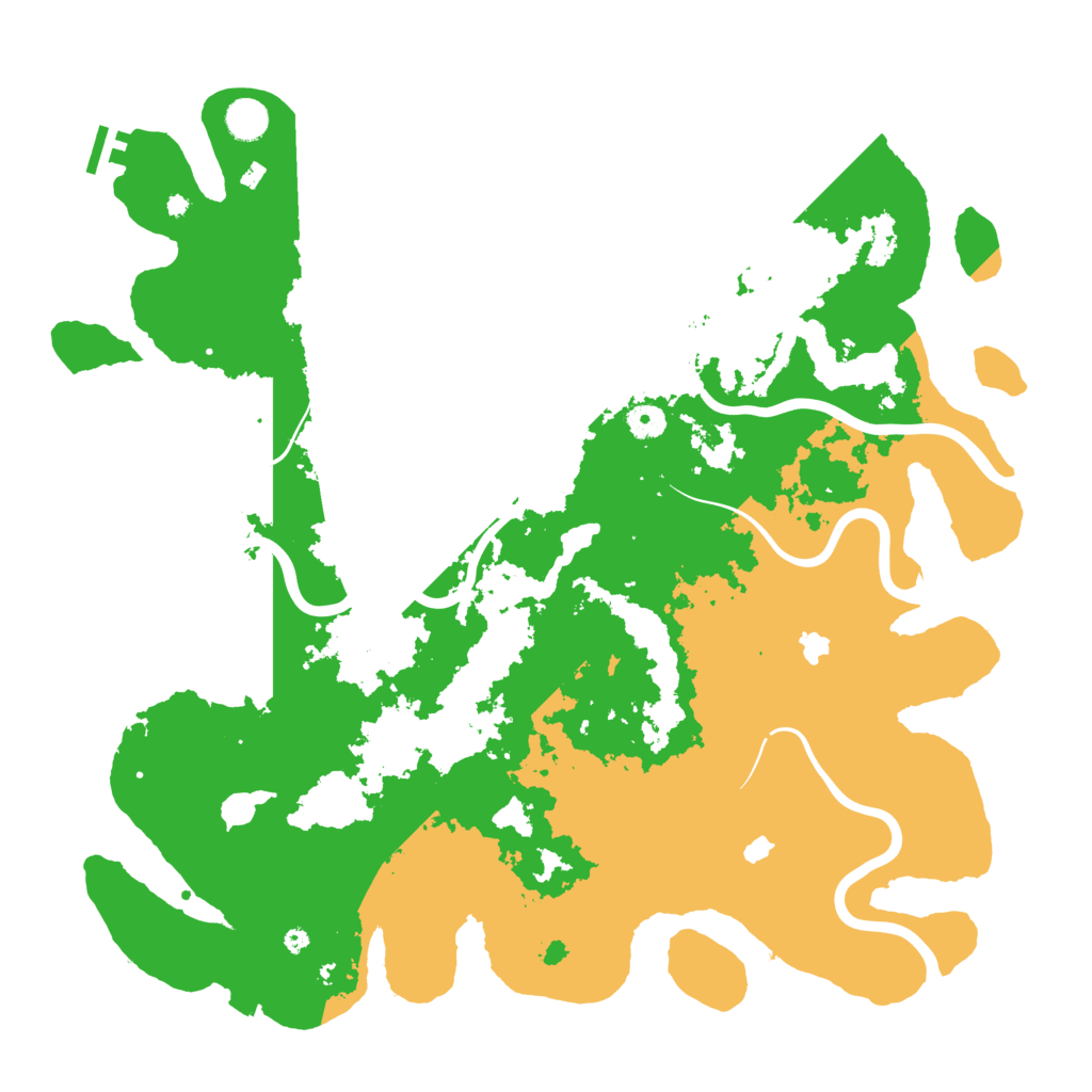Biome Rust Map: Procedural Map, Size: 4500, Seed: 569198825