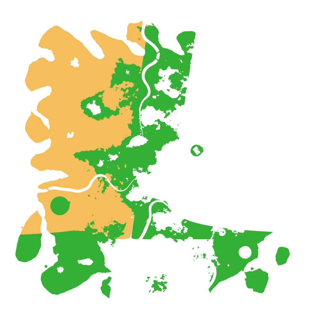 Biome Rust Map: Procedural Map, Size: 4500, Seed: 824919595