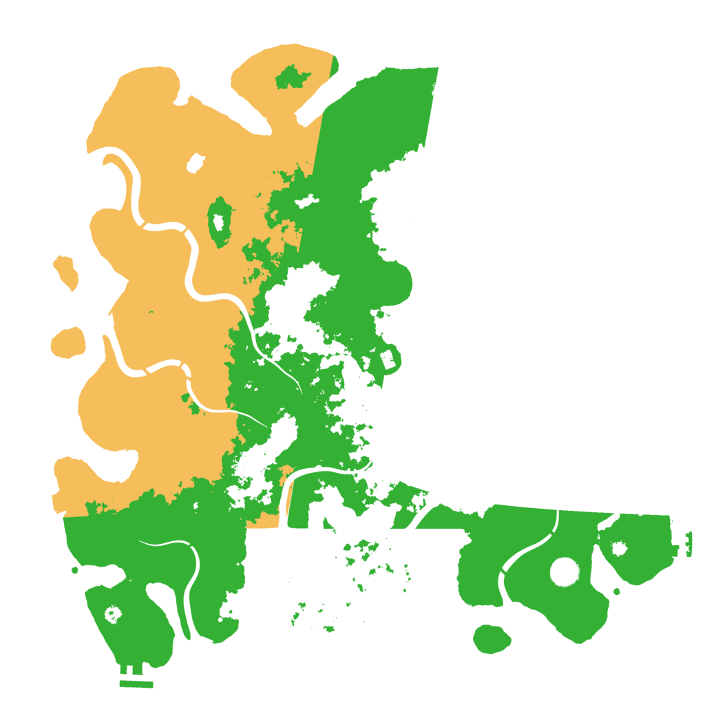 Biome Rust Map: Procedural Map, Size: 4250, Seed: 198299596